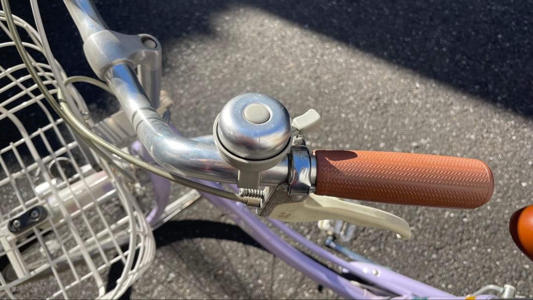 【くくる】子供用自転車 ラベンダー色