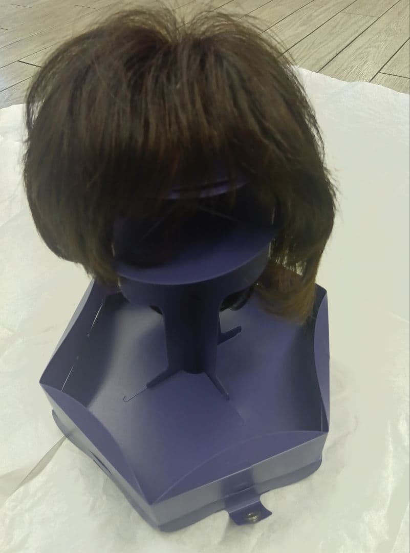 値下げ、ブラウン ショートウィッグ メッシュネット、ハーフ、Candy