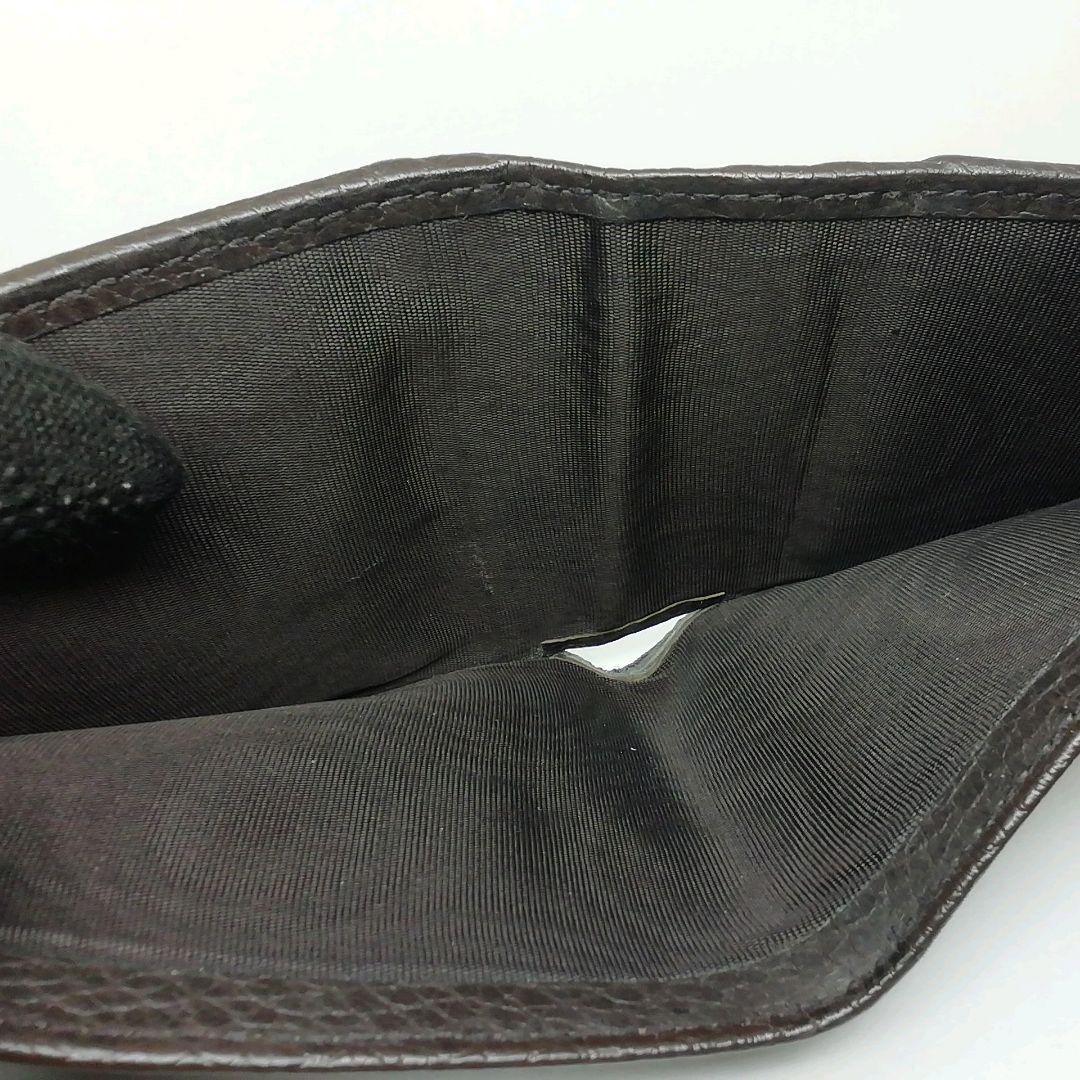 GUCCI　グッチ　GGキャンバス ブラウン　小銭入れ有り　折り畳みタイプ