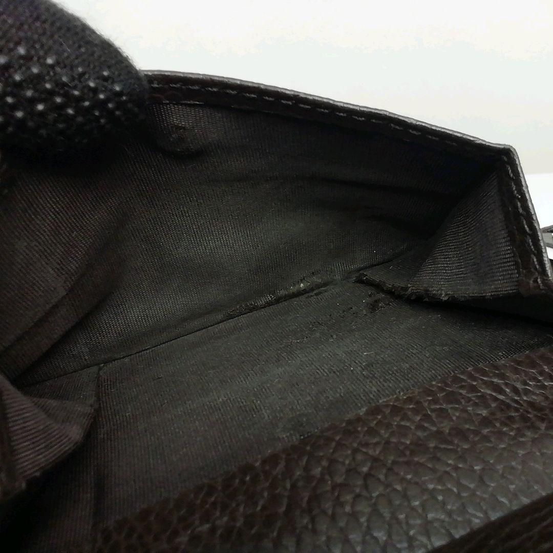 GUCCI　グッチ　GGキャンバス ブラウン　小銭入れ有り　折り畳みタイプ