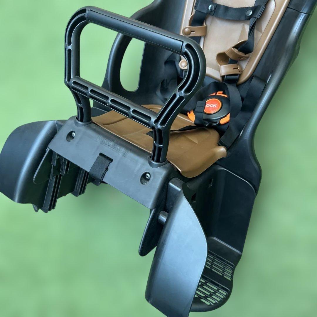 【値下げ不可】自転車用チャイルドシート ブラウン ブラック