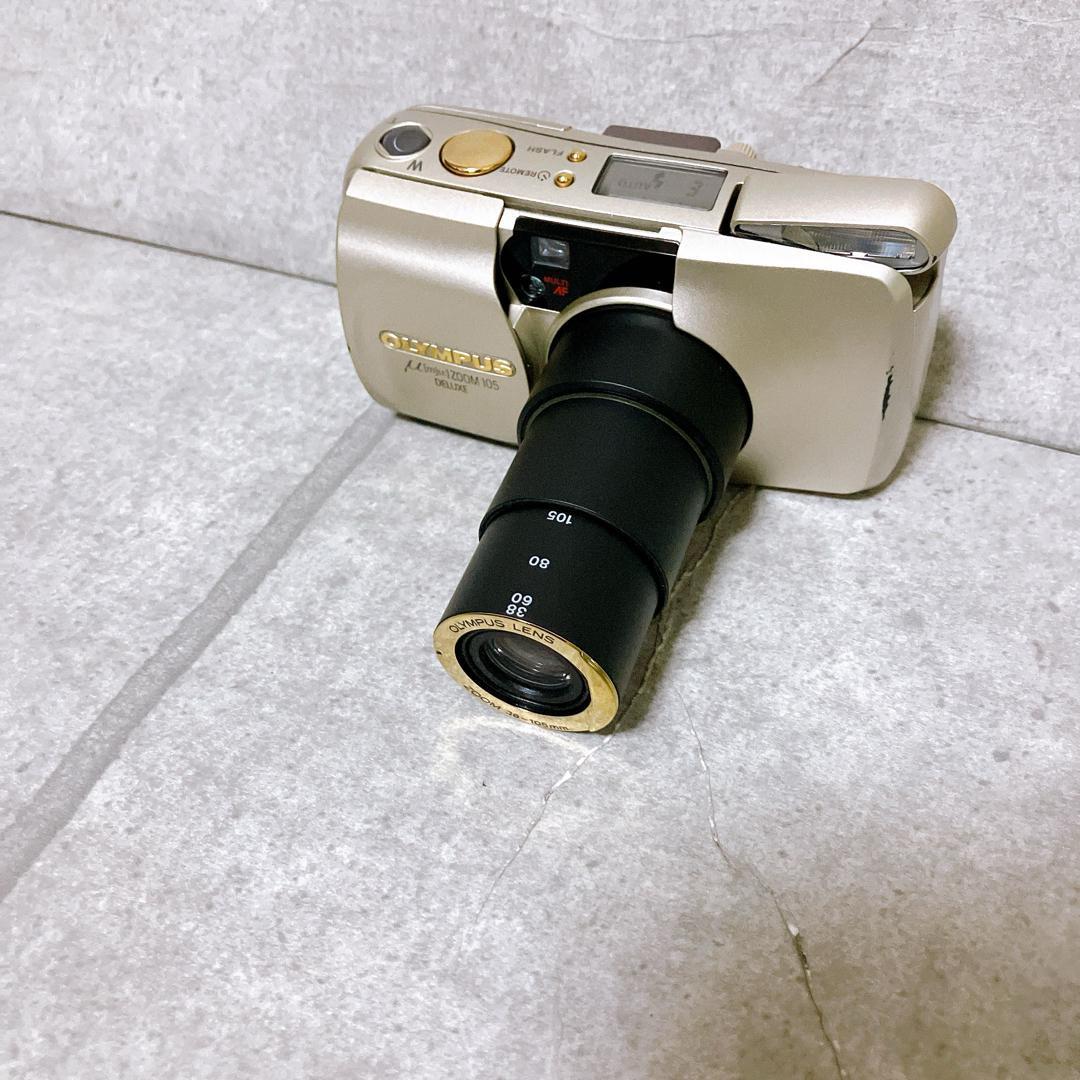 オリンパスμ ZOOM 105 DELUXE コンパクト フィルムカメラ 希少