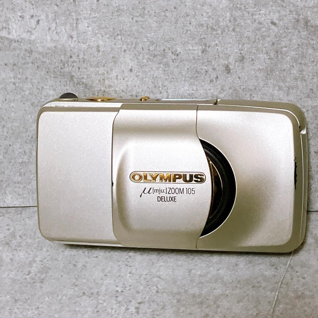 オリンパスμ ZOOM 105 DELUXE コンパクト フィルムカメラ 希少
