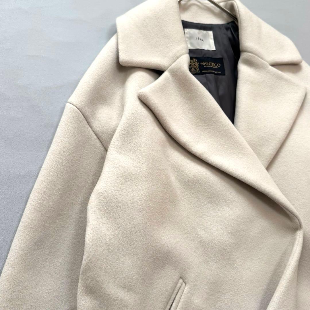 IENA イエナ マンテコ オーバーチェスターコート アイボリー ロング丈