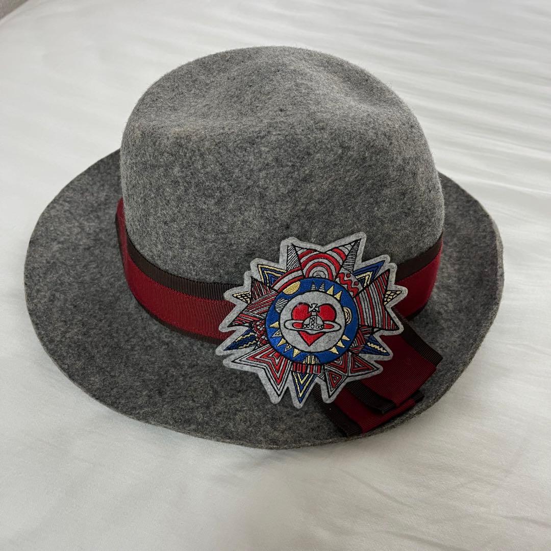 Vivienne Westwood グレー ウールハット