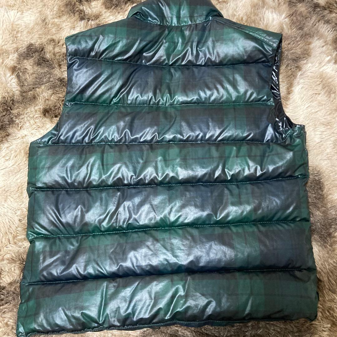 MONCLER チェック柄ダウンベスト