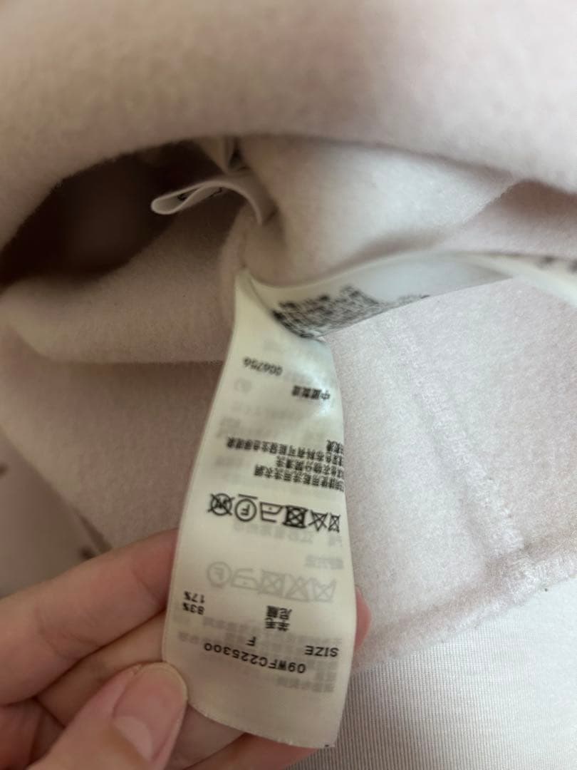 ミラオーウェン 接結ハーフ丈Aラインコート