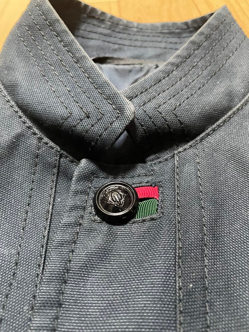 グッチ　ネイビー　ミリタリージャケット　サイズ46