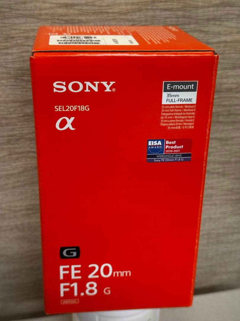 Sony FE 20mm F1.8 G使用数回美品フィルター付き