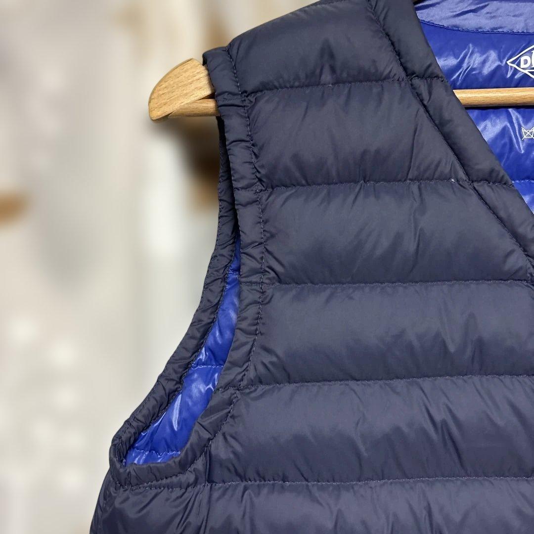 未使用 DANTON ネイビー ダウンベスト 36