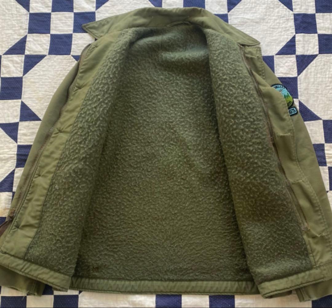 米軍実物 80s A2デッキジャケット バックステンシル　Lサイズ