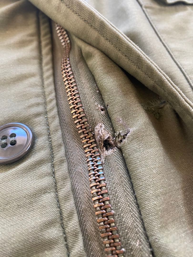 米軍実物 80s A2デッキジャケット バックステンシル　Lサイズ