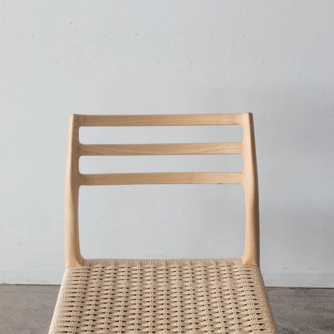 ダイニングチェア　ペーパーコード　アッシュ材