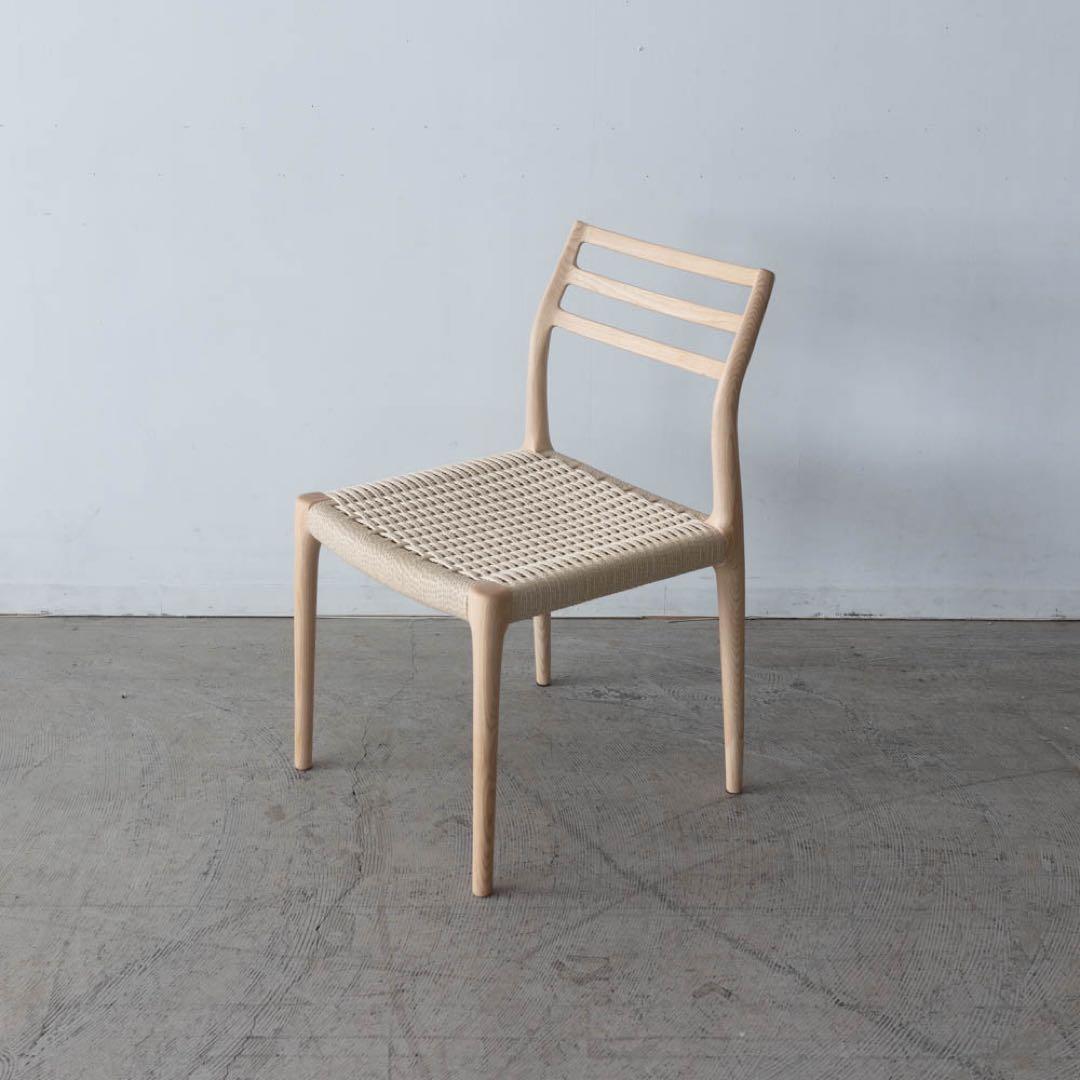 ダイニングチェア　ペーパーコード　アッシュ材