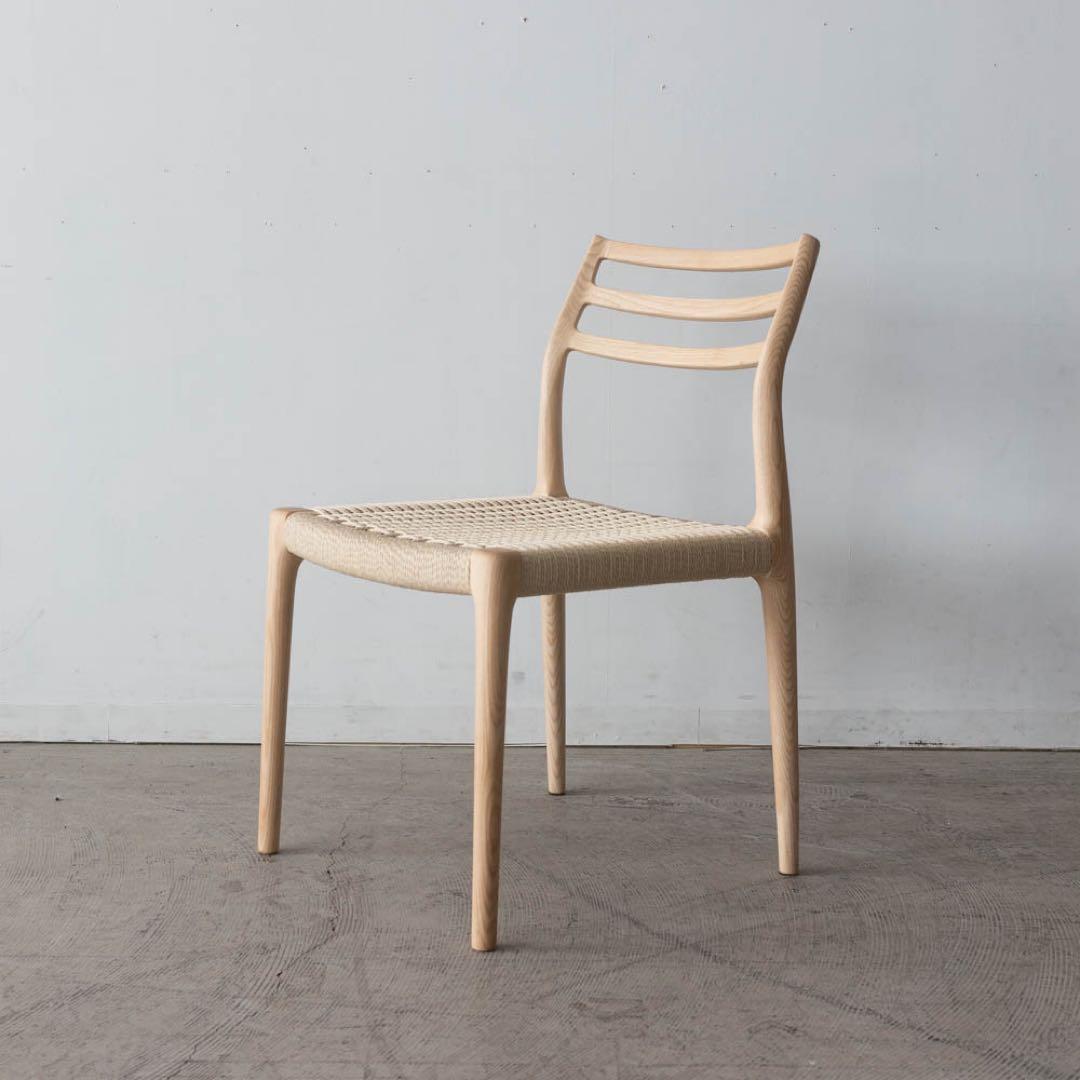 ダイニングチェア　ペーパーコード　アッシュ材