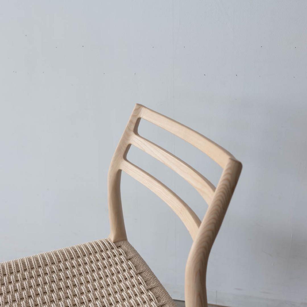 ダイニングチェア　ペーパーコード　アッシュ材