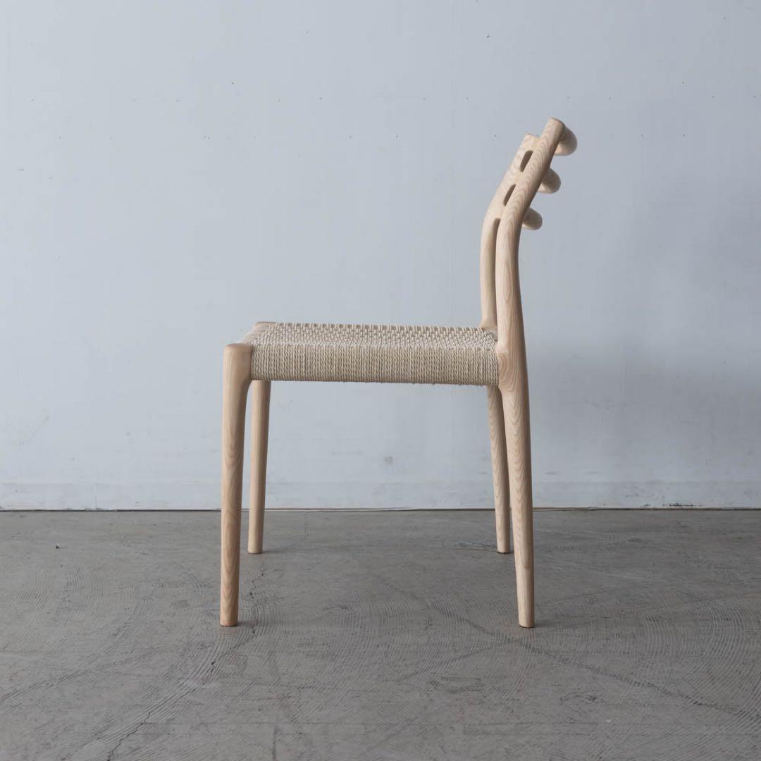 ダイニングチェア　ペーパーコード　アッシュ材