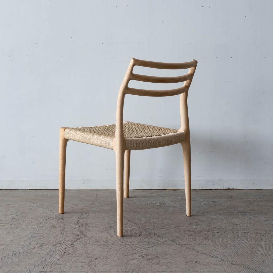 ダイニングチェア　ペーパーコード　アッシュ材