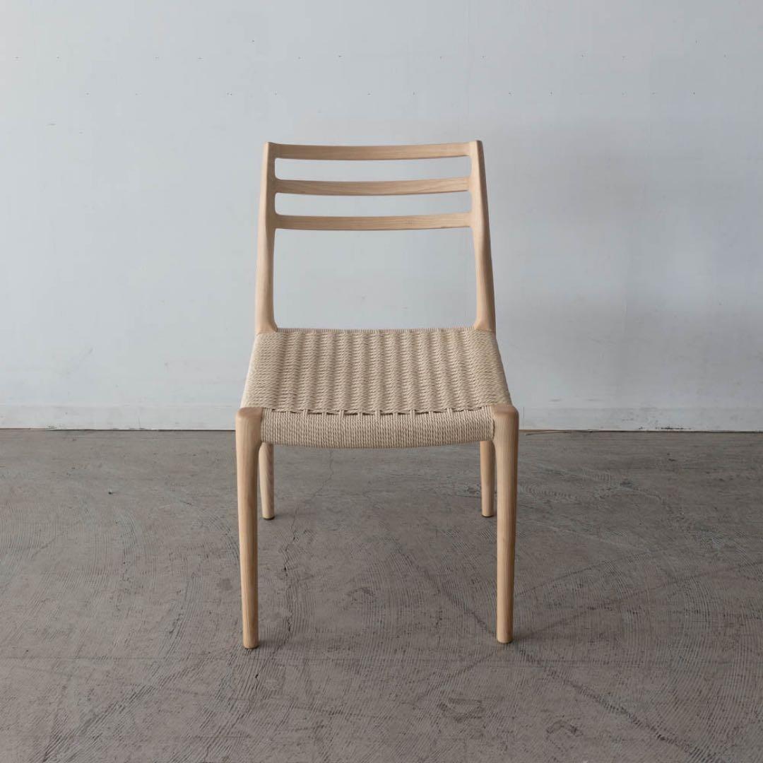 ダイニングチェア　ペーパーコード　アッシュ材