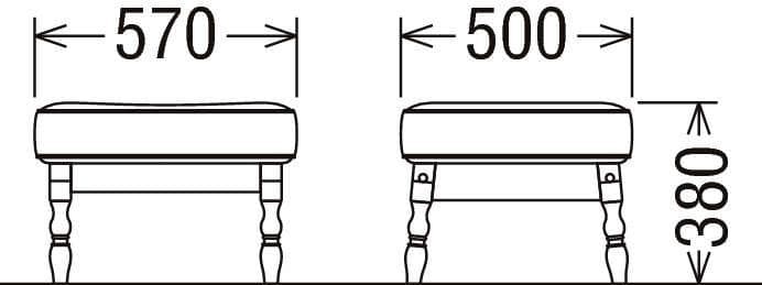 karimoku/カリモク コロニアルシリーズ オットマン スツール a
