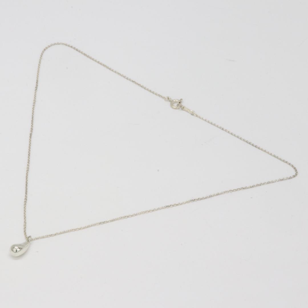 ティファニー SV 925 ティアドロップ ネックレス