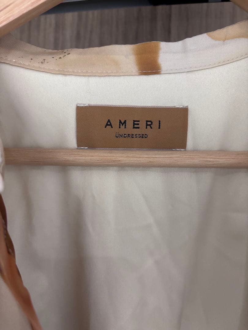 ワンピース AMERI UNDRESSED AMELIA INK ART DRESS