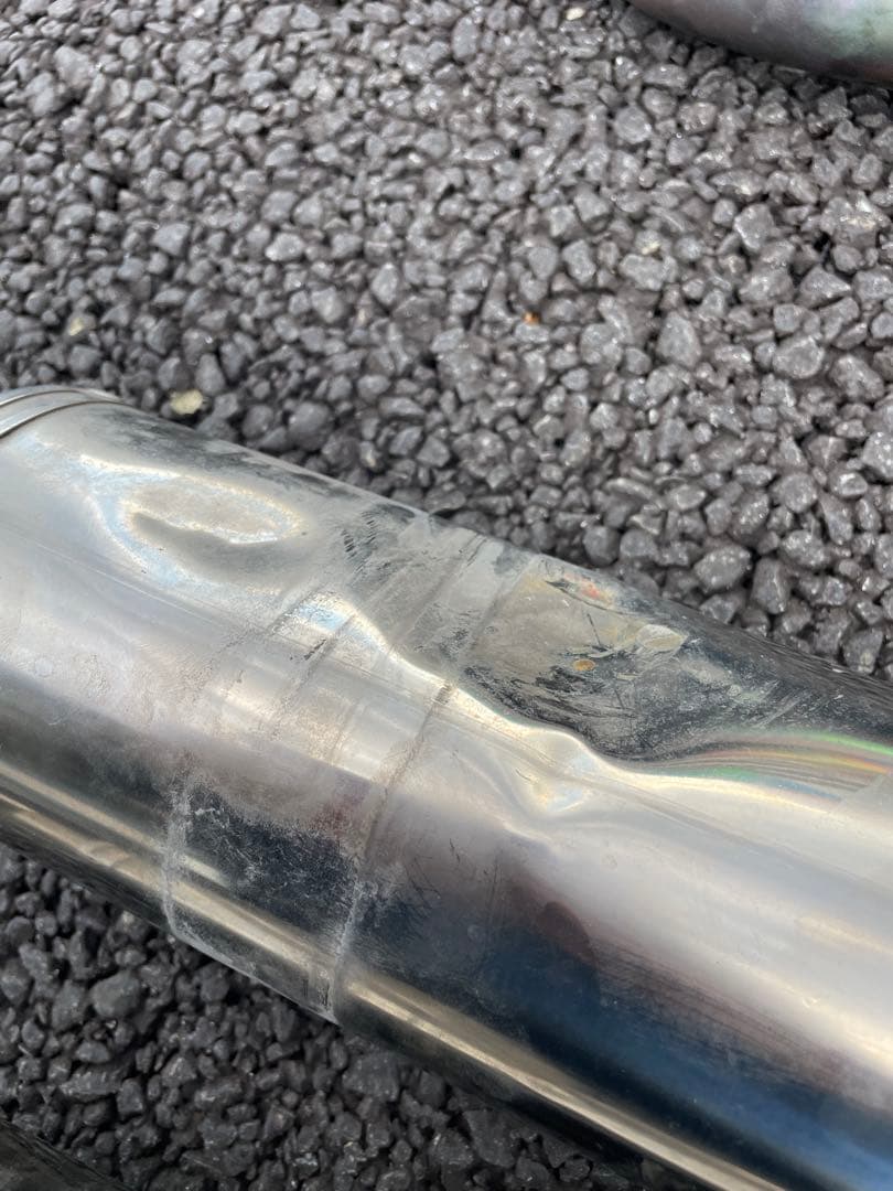 t*様 CB1300SF アールズギア ワイバン チタン2本出しマフラー フルエ