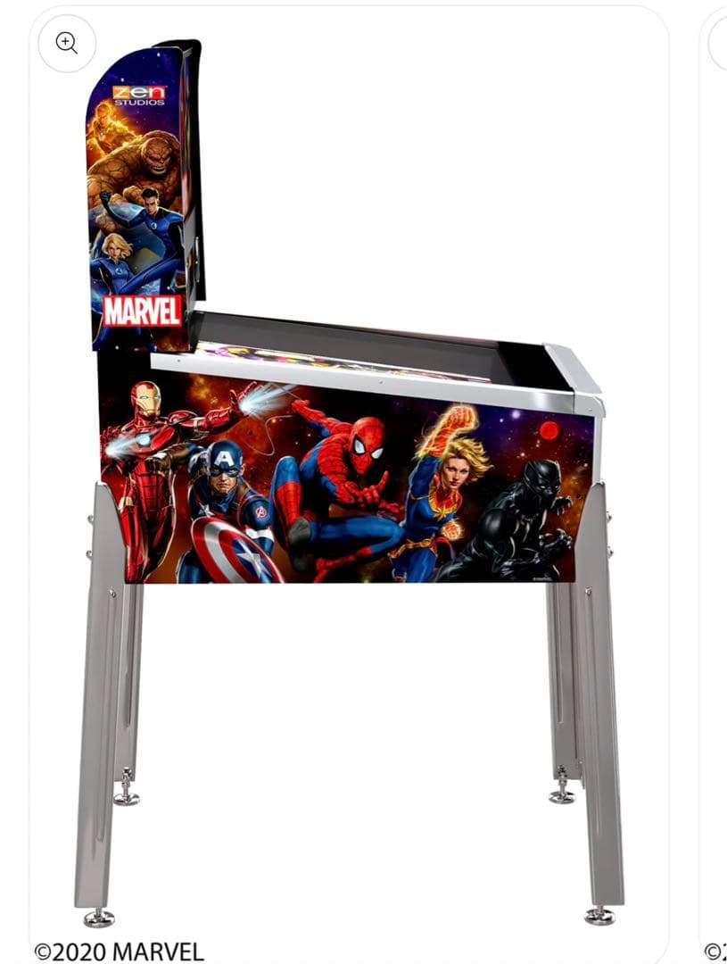 【期間限定出品】　arcade1up Marvel Pinball