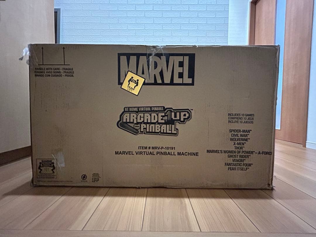 【期間限定出品】　arcade1up Marvel Pinball