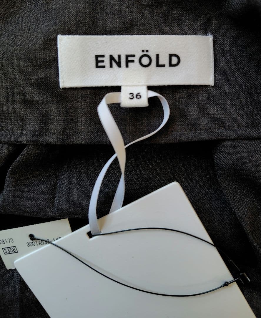 【ENFOLD】25AW新品　TUCK JUMPER-SKIRT　36