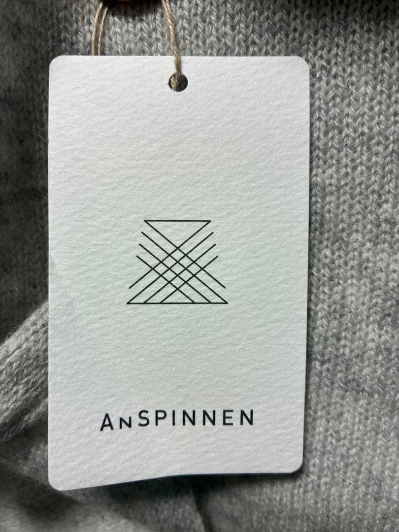 AnSPINNEN スーパーファインソフトカシミア ハンドフレームドストール