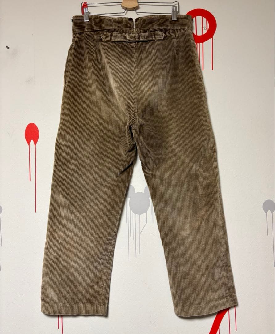 30s40s フランス 太畝コーデュロイパンツ ダミアン