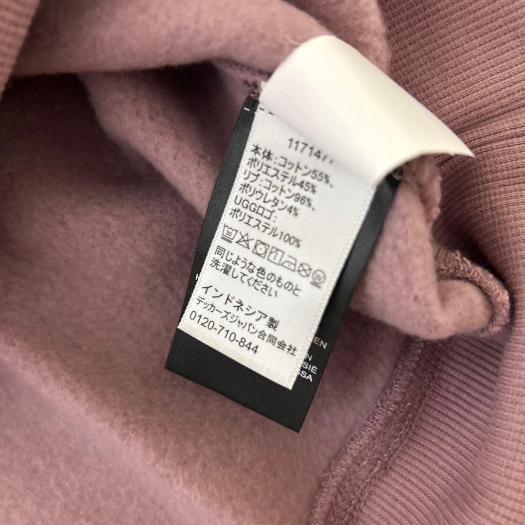 UGG ピンク ロゴ スウェット XS