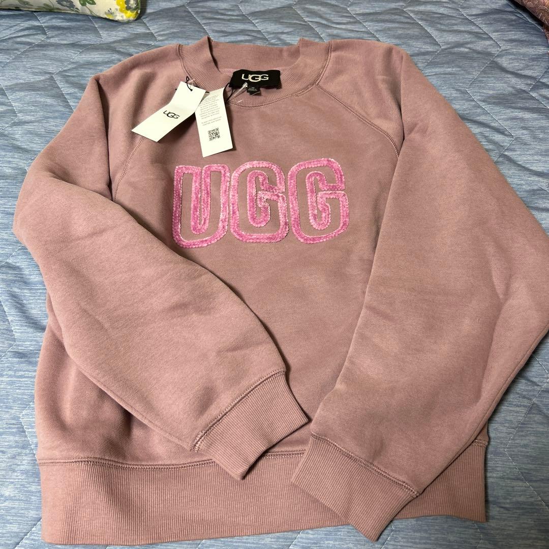 UGG ピンク ロゴ スウェット XS