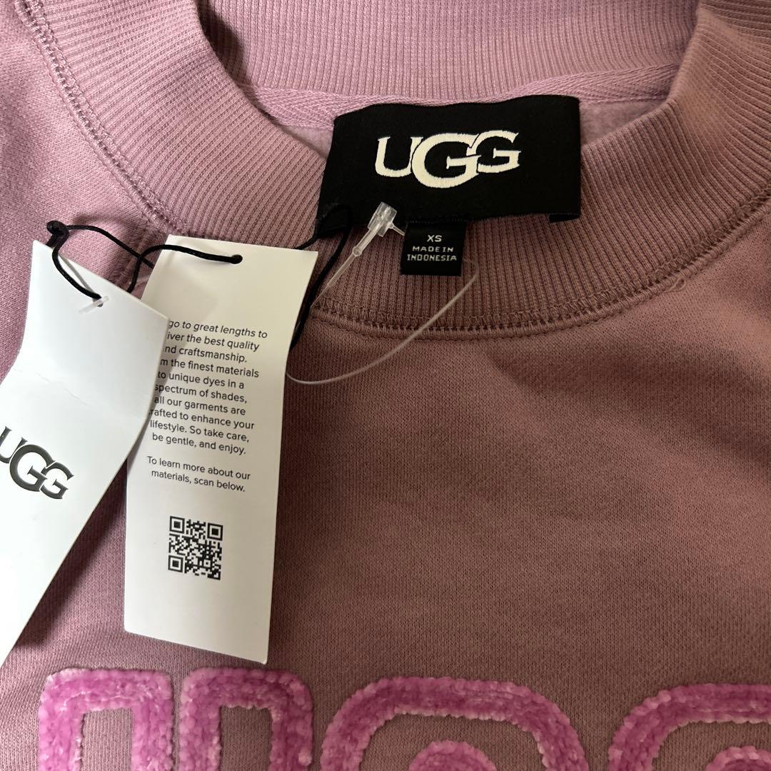 UGG ピンク ロゴ スウェット XS