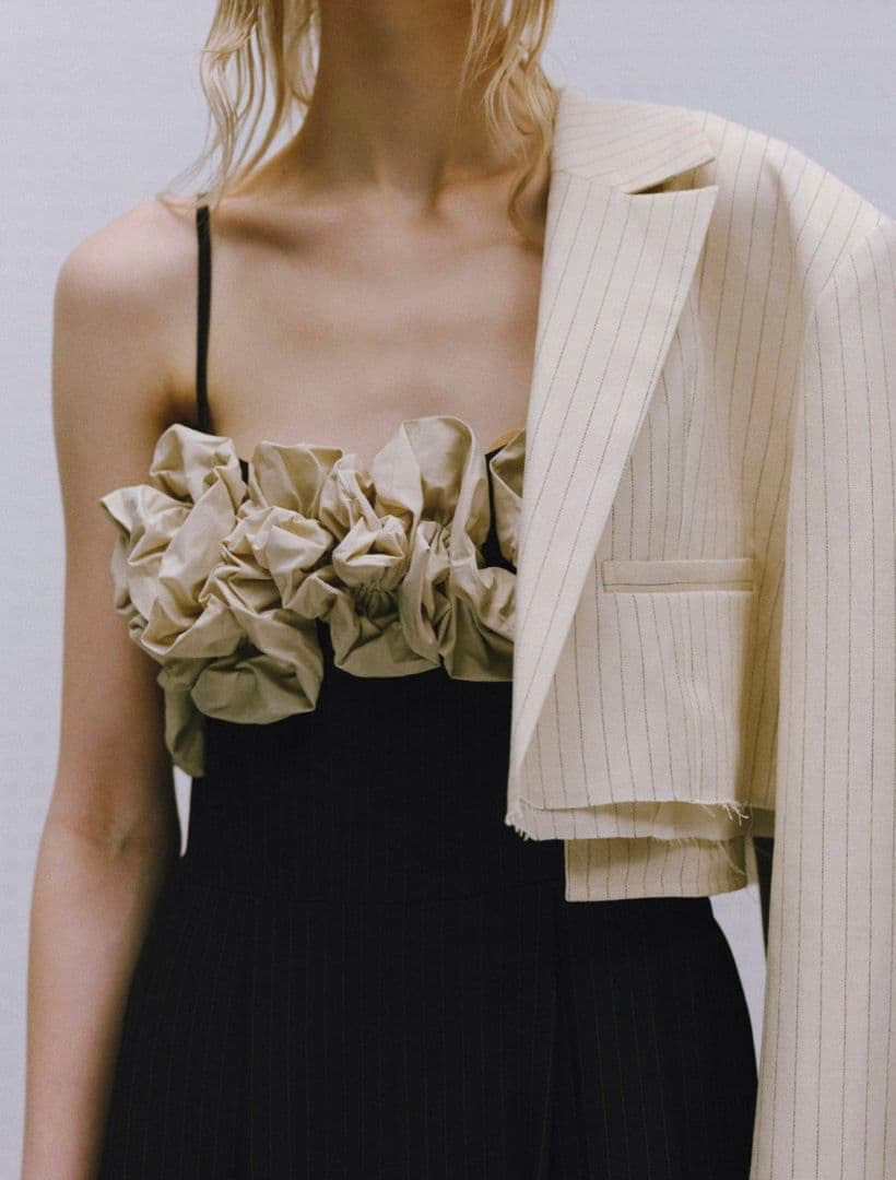 MAISON SPECIAL フラワーモチーフ オールインワン ベージュ 38