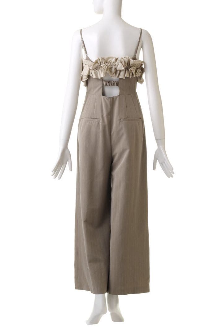 MAISON SPECIAL フラワーモチーフ オールインワン ベージュ 38