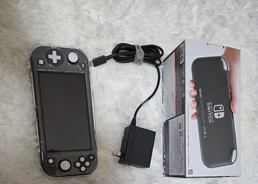 極美品まとめ売り♥Switch Lite本体アダプターカバーSDカード128