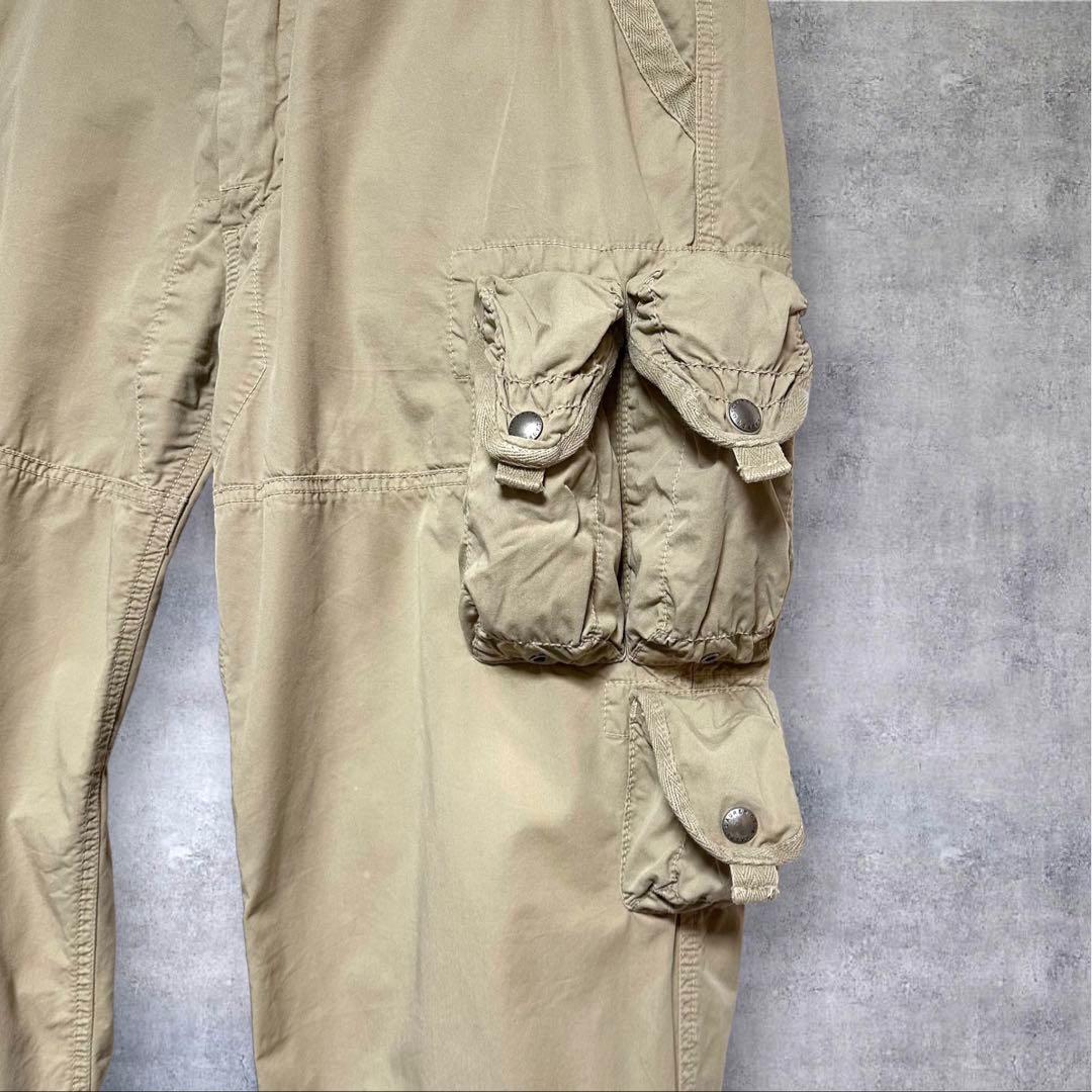 トラヴィス スコット着用90s POLO ラルフローレン マルチカーゴ パンツ
