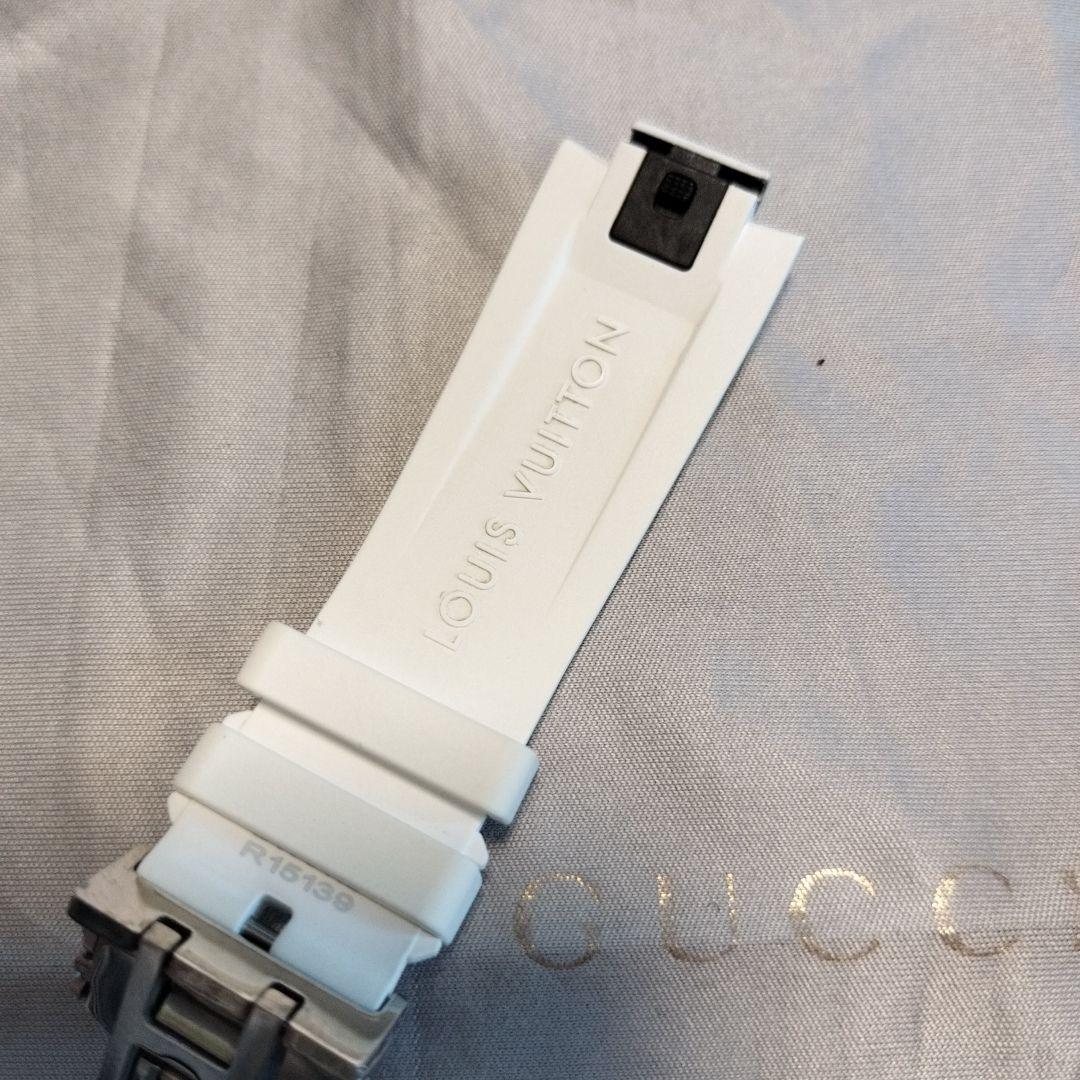 T*s様 ルイ ヴィトンホワイト ラバーベルト タンブール