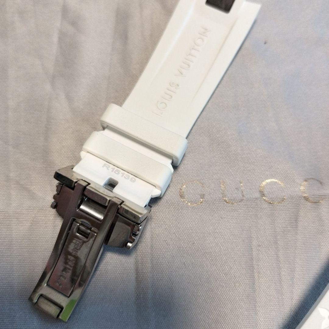 T*s様 ルイ ヴィトンホワイト ラバーベルト タンブール
