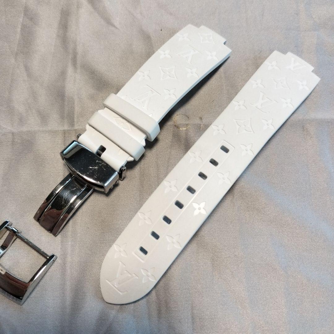 T*s様 ルイ ヴィトンホワイト ラバーベルト タンブール