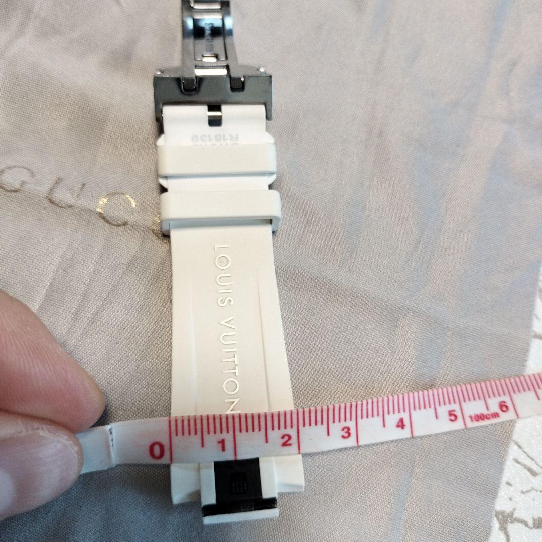 T*s様 ルイ ヴィトンホワイト ラバーベルト タンブール