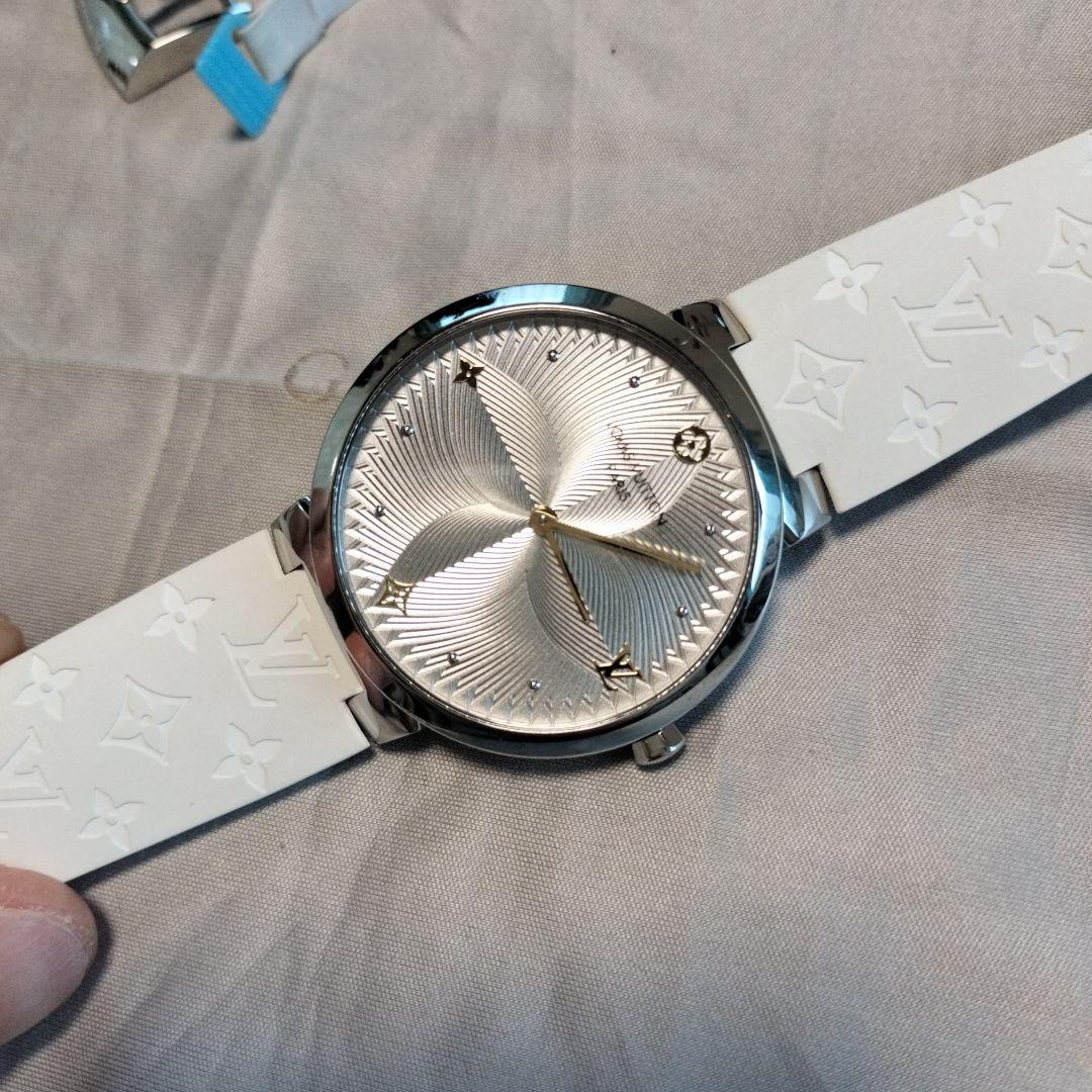 T*s様 ルイ ヴィトンホワイト ラバーベルト タンブール