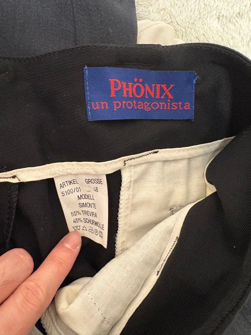 phönix un protagonista 黒 スラックス ニンジャパンツ