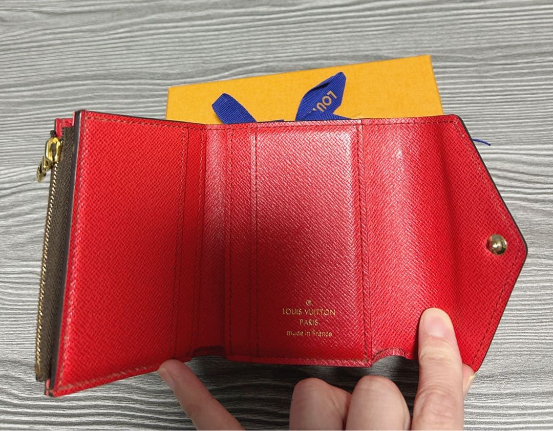 むーたん様◉美品◉ ルイヴィトン ポルトフォイユ ゾエ ダミエ　折り財布