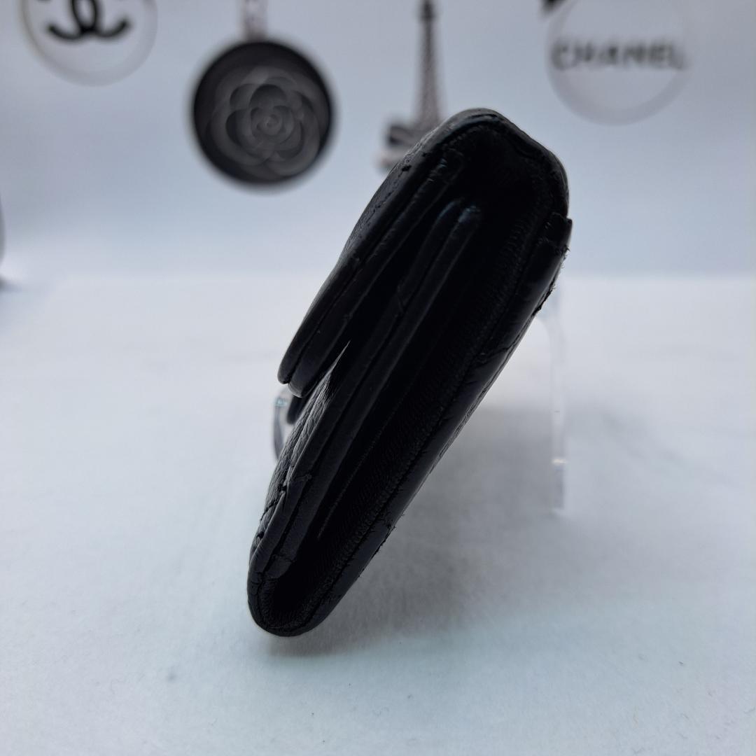 CHANEL 　マトラッセ　キーケース　ブラック　財布