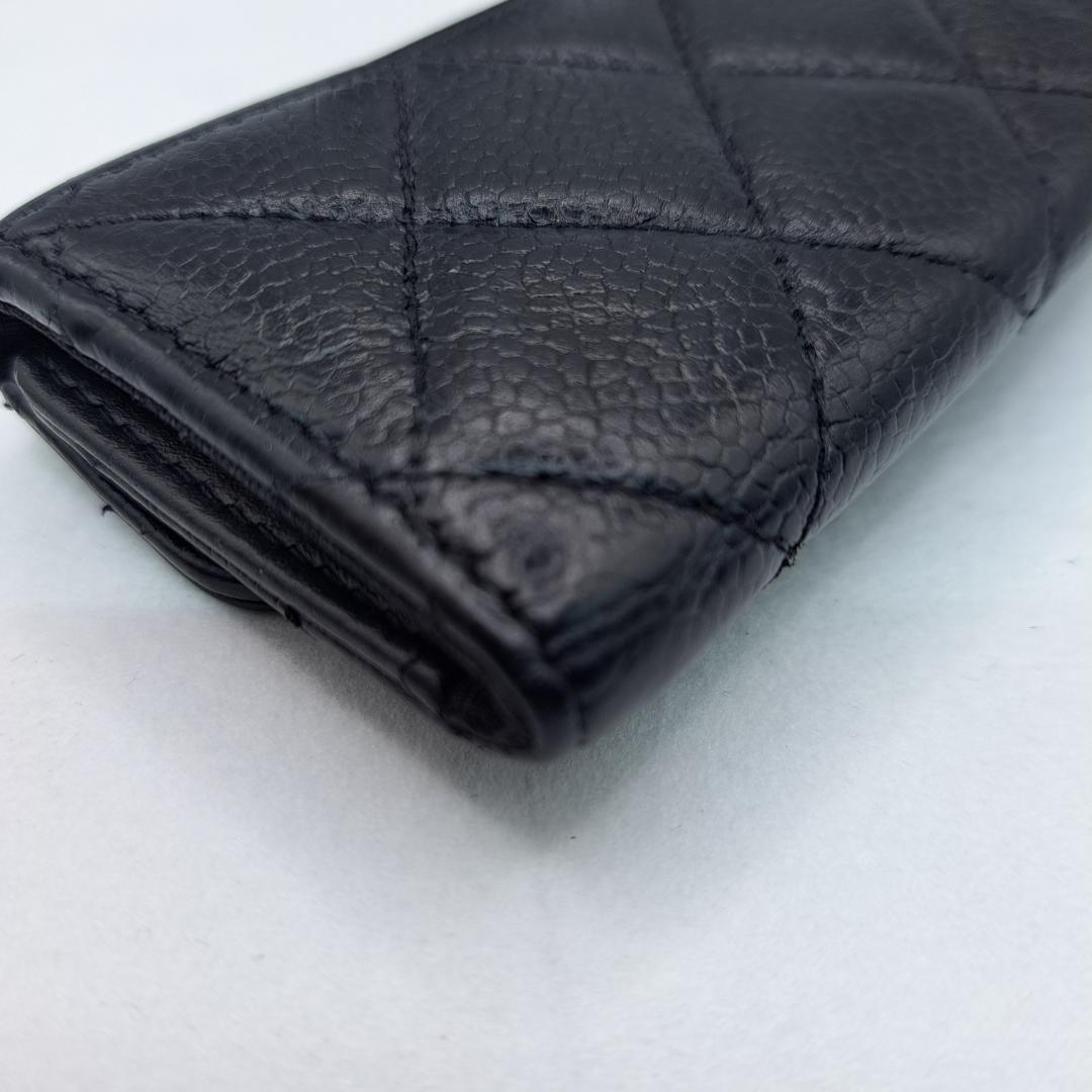 CHANEL 　マトラッセ　キーケース　ブラック　財布