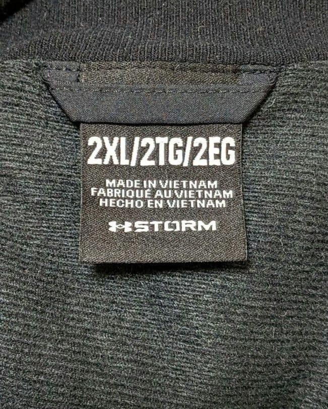 UNDER ARMOUR ベンチコート 2XL 黒 ブラック アンダーアーマー