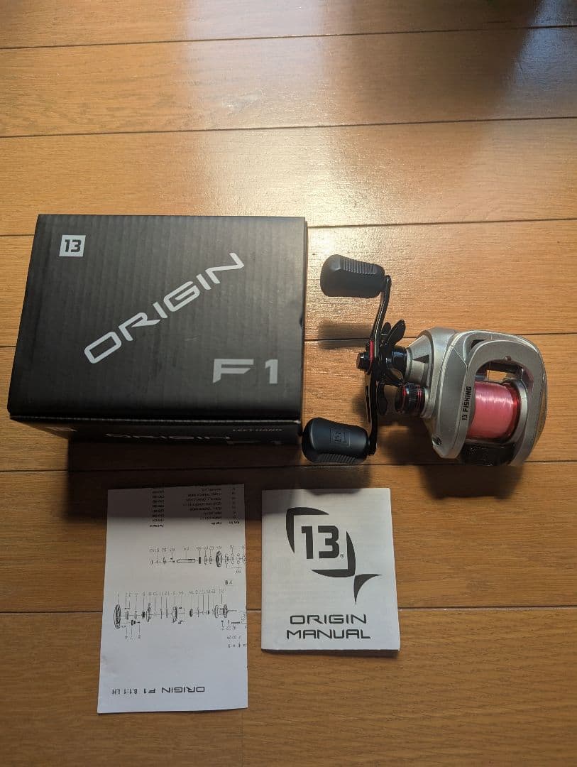 バス釣り　ベイトリール　13fishing ORIGIN F1